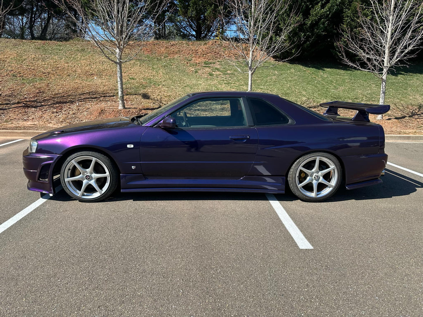 1999 Nissan Skyline R34 Midnight Purple