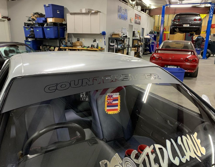 Countersteer Windshield Banners